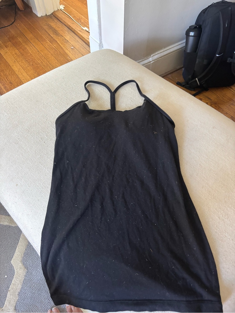 lululemon athletica Black Strappy Tank Top